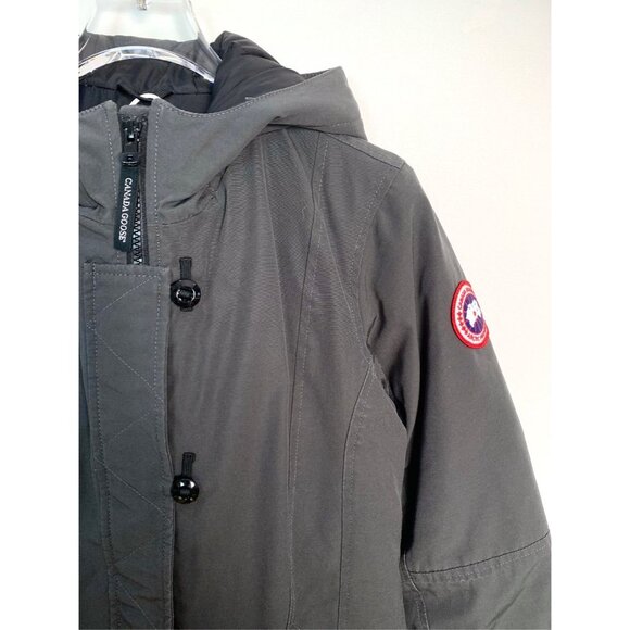Canada Goose Womens Arctic Program Graphite Hooded Down Coat XL Long Sleeve Wint - Picture 3 of 7